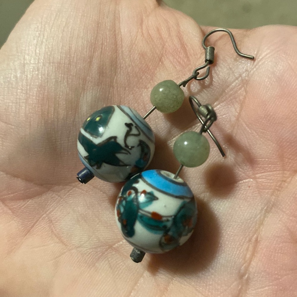 Chinese Bead Earrings